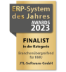 Siegel ERP-System des Jahres 2023